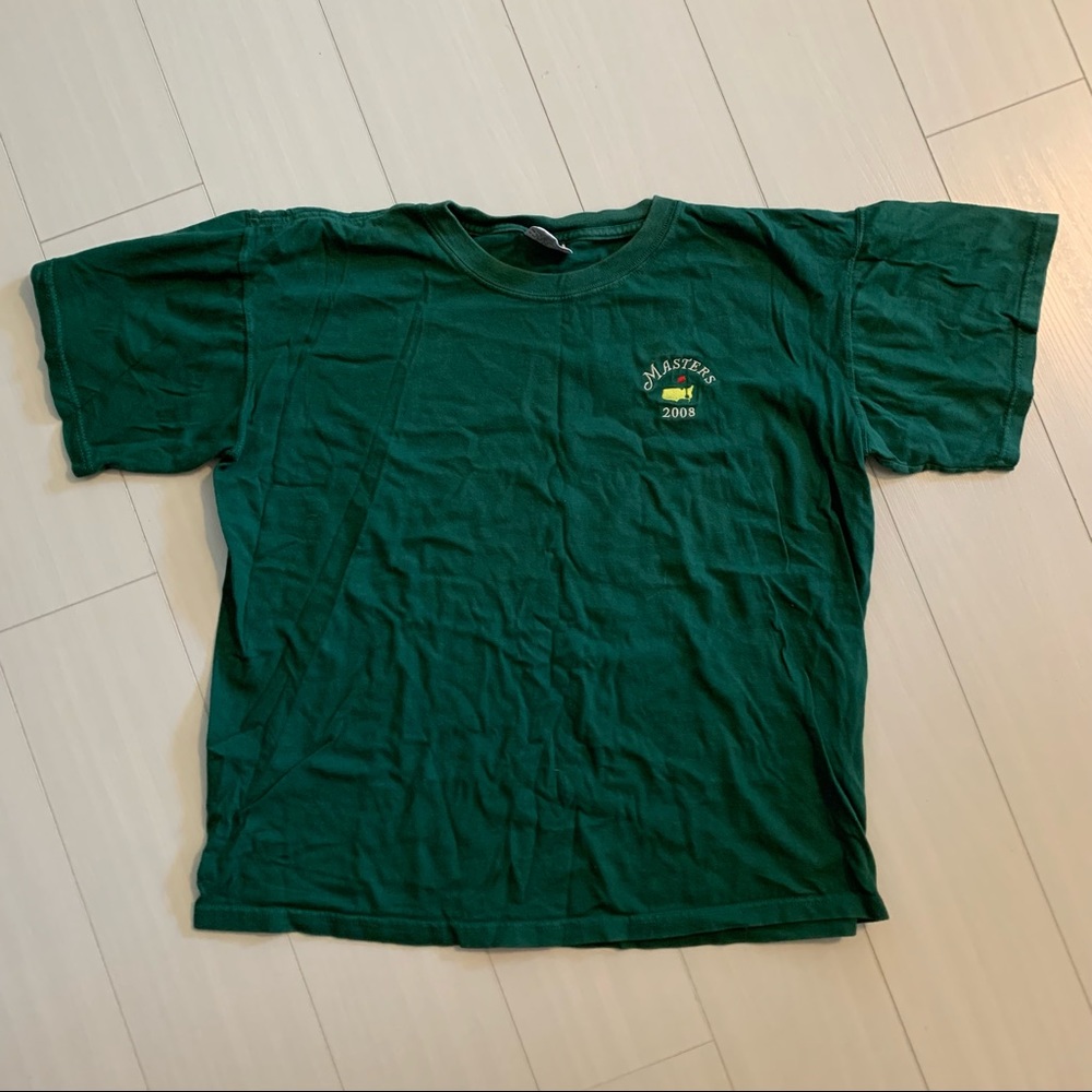 Unisex Official Masters 2008 Tournament Green T-Shirt